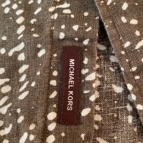 Michael Kors - Men’s linen button down shirt. Size XXL - Picture 7 of 10